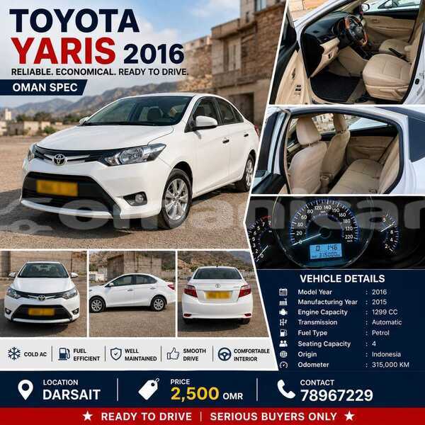 Big with watermark toyota yaris masqat matrah 8087