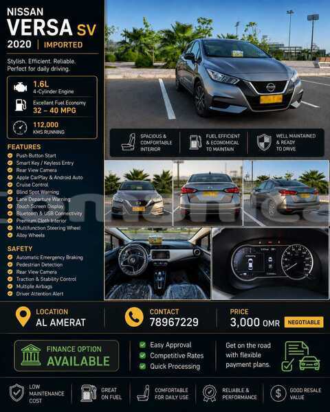 Big with watermark nissan versa masqat wadi al kabir 8096