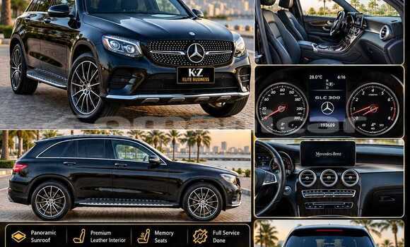Buy Import Mercedes-Benz GLC Black Car in Qurm in Masqat Buy Import Mercedes-Benz GLC Black Car in Qurm in Masqat