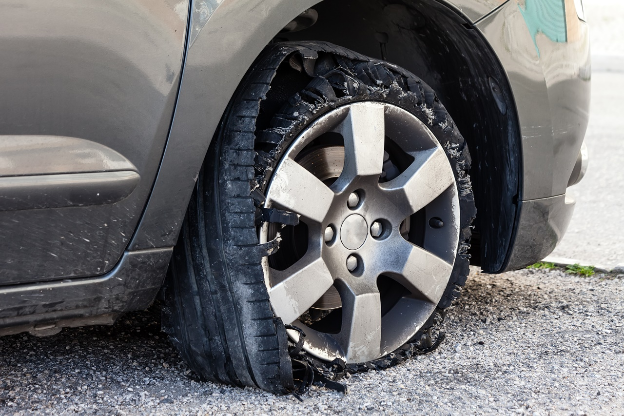 Tire blow