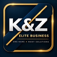 Medium kz elite business trademark logo